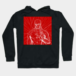 vecna the stranger monster in upside down ecopop art Hoodie